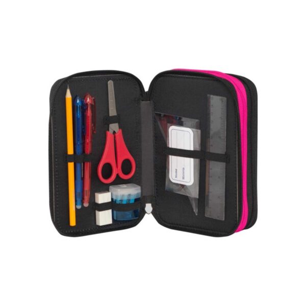 Astuccio corredo 3 zip  wave geo girl-COMIX
