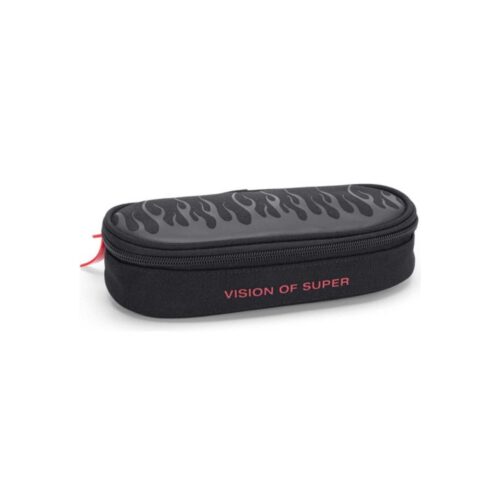 Astuccio ovale organizzato vos-phobia nero/rosso-COMIX