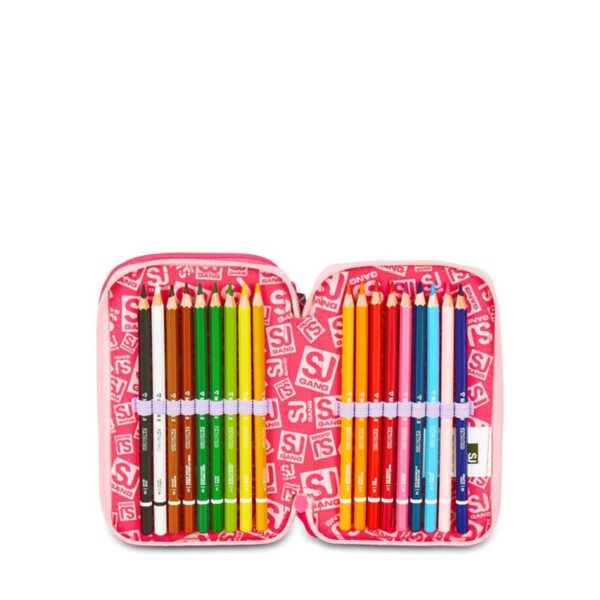 Astuccio 3 zip cat led-SJ GANG