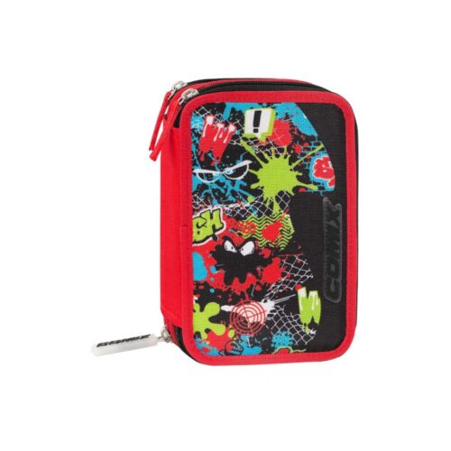 Astuccio corredo 3 zip wave  paint ball-COMIX