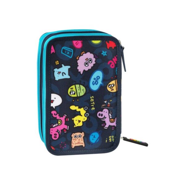 Astuccio corredo 3 zip allover scomix-COMIX
