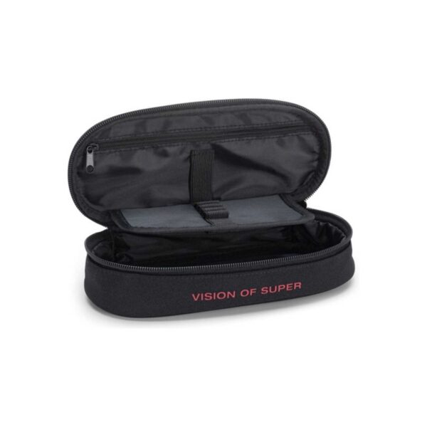 Astuccio ovale organizzato vos-phobia nero/rosso-COMIX