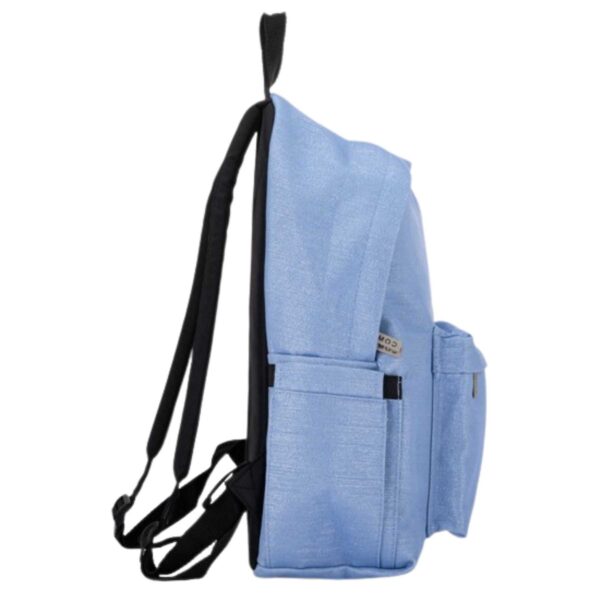 Zaino americano lurex azzurro-COMIX