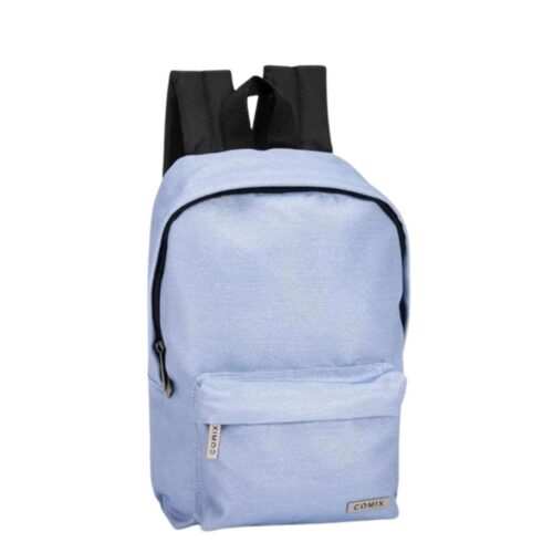 Mini zaino lurex azzurro-COMIX