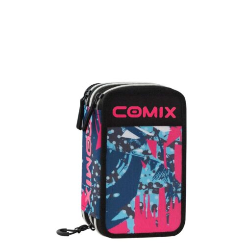 Astuccio corredo 3 zip wbs 2.0 mix pink-COMIX