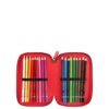 Astuccio corredo 3 zip-HELLO KITTY