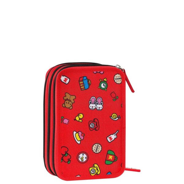 Astuccio corredo 3 zip-HELLO KITTY