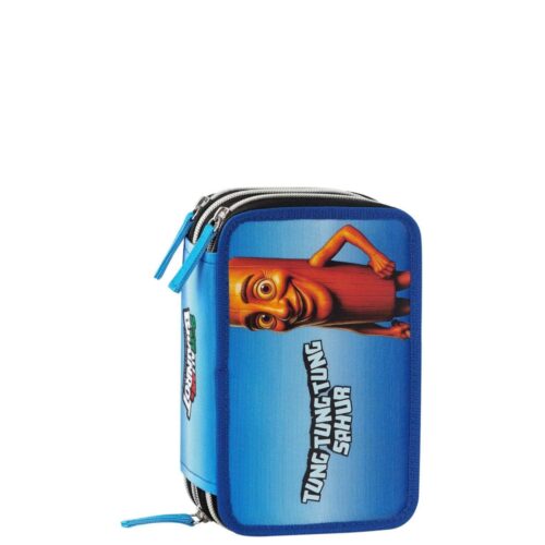 Astuccio corredo 3 zip tung tung-BRAINROT