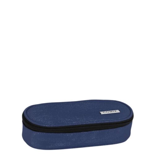 Astuccio ovale organizzato lurex blu-COMIX