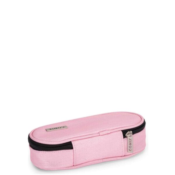 Astuccio ovale organizzato lurex rosa-COMIX