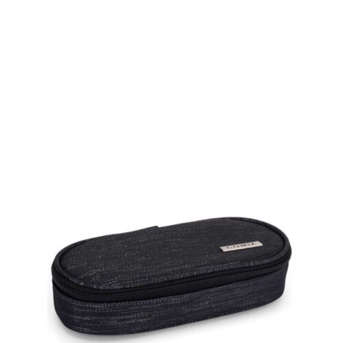 Astuccio ovale organizzato lurex nero-COMIX