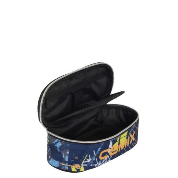 Astuccio ovale organizzato wbs 2.0 mix blu-COMIX