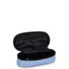 Astuccio ovale organizzato lurex azzurro-COMIX