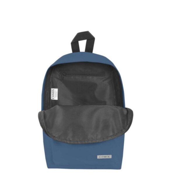 Mini zaino monocolore dusty blue-COMIX