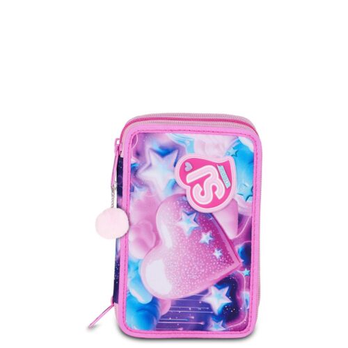 07D81ADA7BCE237A0ECC14A8562A2359_ Astuccio 3 zip fluffy pink-SJ GANG