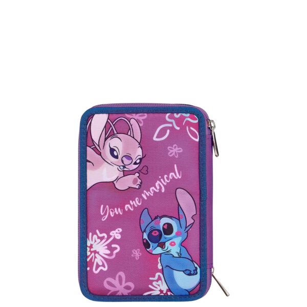 Astuccio 3 zip lilo & stitch you are magical-DISNEY