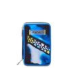 Astuccio 3 zip blu fusion-SEVEN