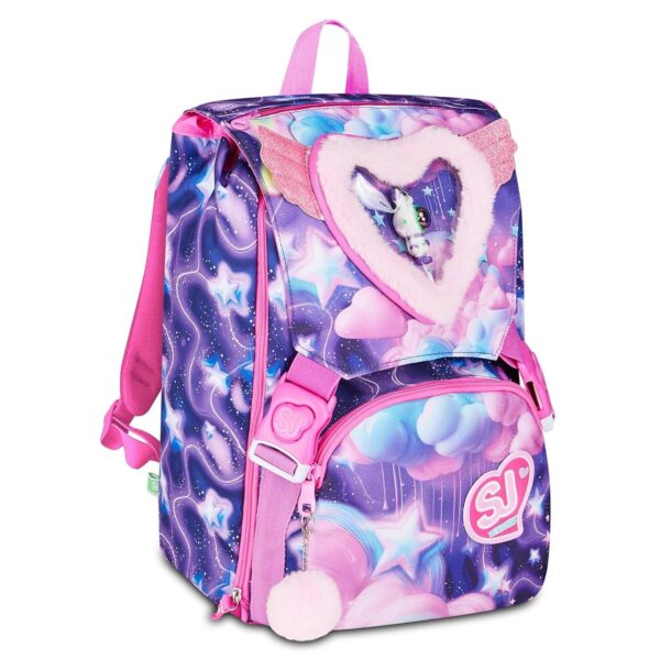 17BB0698110E984AC4E811029DA224BD_ Zaino sdoppiabile big fluffy pink-SJ GANG