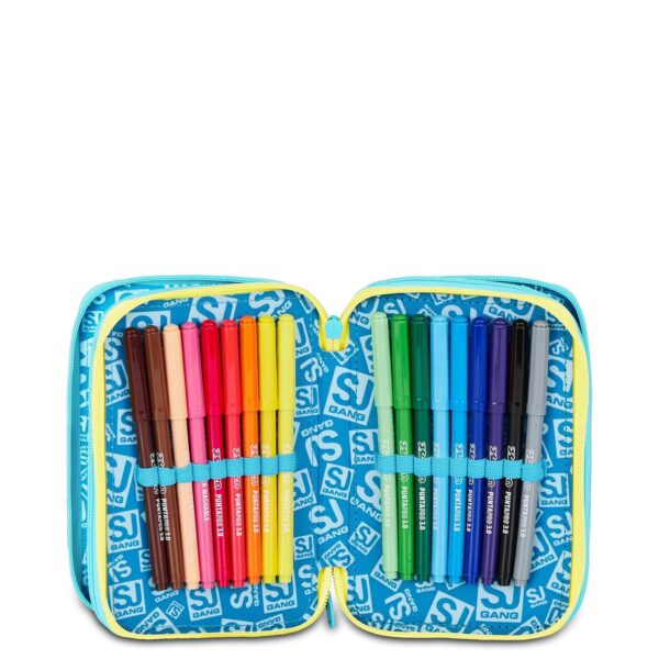 Astuccio 3 zip metal dragon-SJ GANG