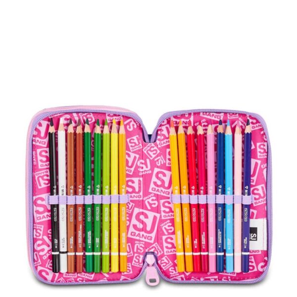 Astuccio 3 zip 3d pixie unicorn-SJ GANG