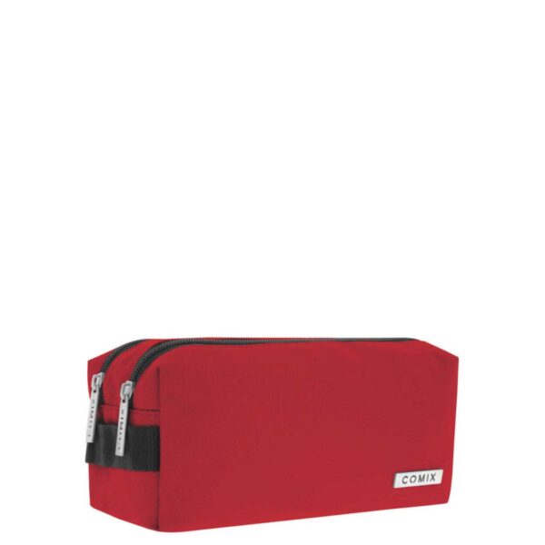 6EF3A6FAC1A78786C3563A116C270BD0_ Astuccio 2 zip monocolore rosso-COMIX