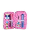 Astuccio 3 zip fluffy pink-SJ GANG