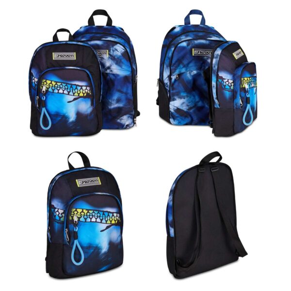 Zaino dual detach blu fusion-SEVEN