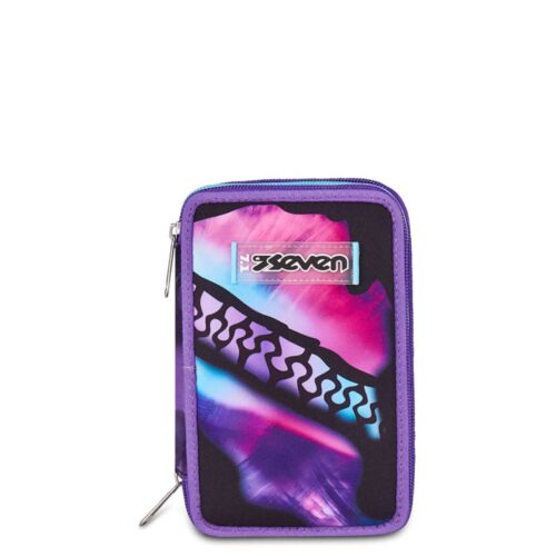 Astuccio 3 zip pink fusion-SEVEN