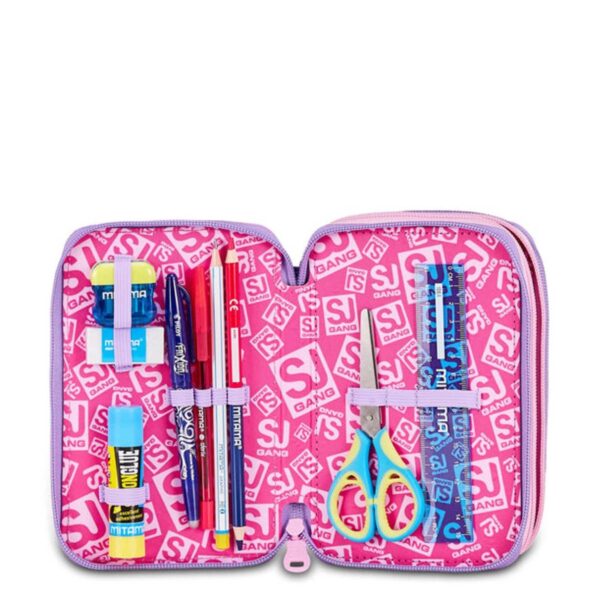 Astuccio 3 zip 3d pixie unicorn-SJ GANG