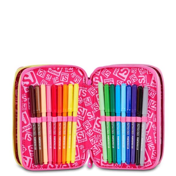 Astuccio 3 zip joyful pins-SJ GANG