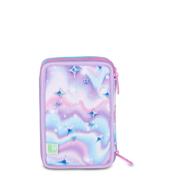 Astuccio 3 zip glow led unicorn-SJ GANG
